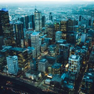 Bird's-eye-view-of-city