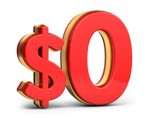 Zero dollar premiums